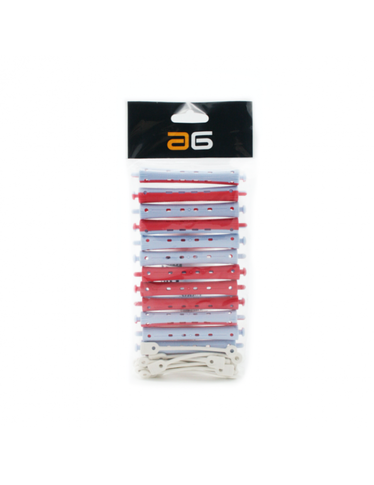 Asuer Group Bigudies de plástico Bicolor 11mm (12UD)