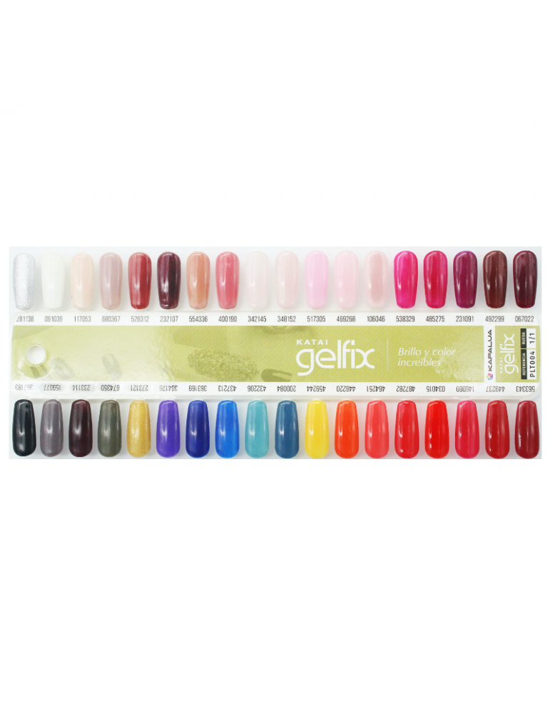 Katai Gelix Paleta de Colores